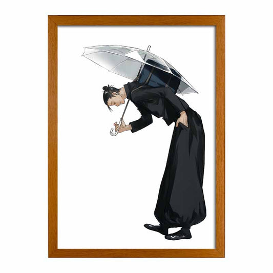 "Jujutsu Kaisen" Rainy Umbrella Scene: Geto & Gojo LED Light Painting